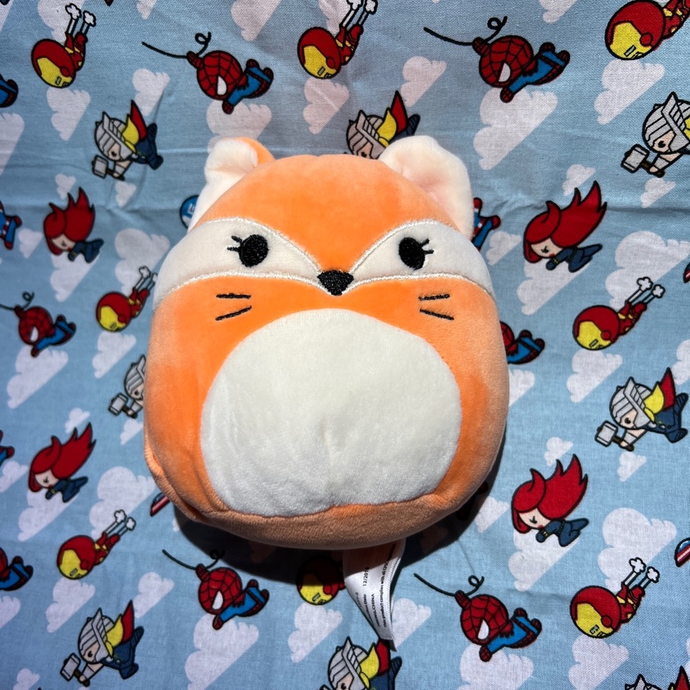Squishmallows Kellytoy James the Orange Fox 5" Mini Plush 2018